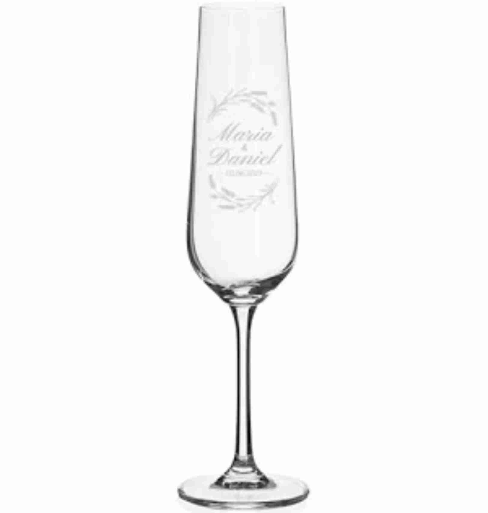 taça personalizada de vidro